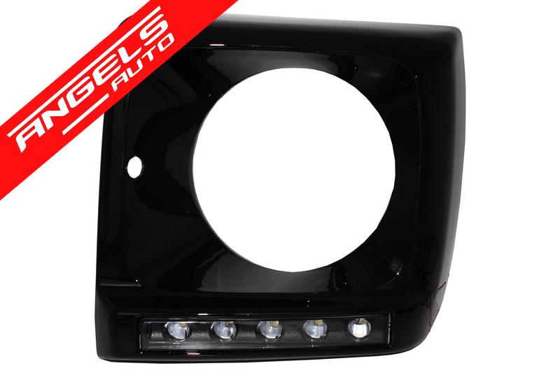 Carcasa faruri cu Lumini LED compatibila cu Mercedes G-class W463 (1989-Up) G65 Look - imagine 2