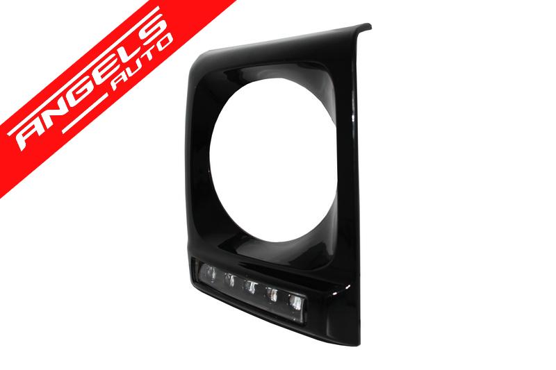 Carcasa faruri cu Lumini LED compatibila cu Mercedes G-class W463 (1989-Up) G65 Look - imagine 3