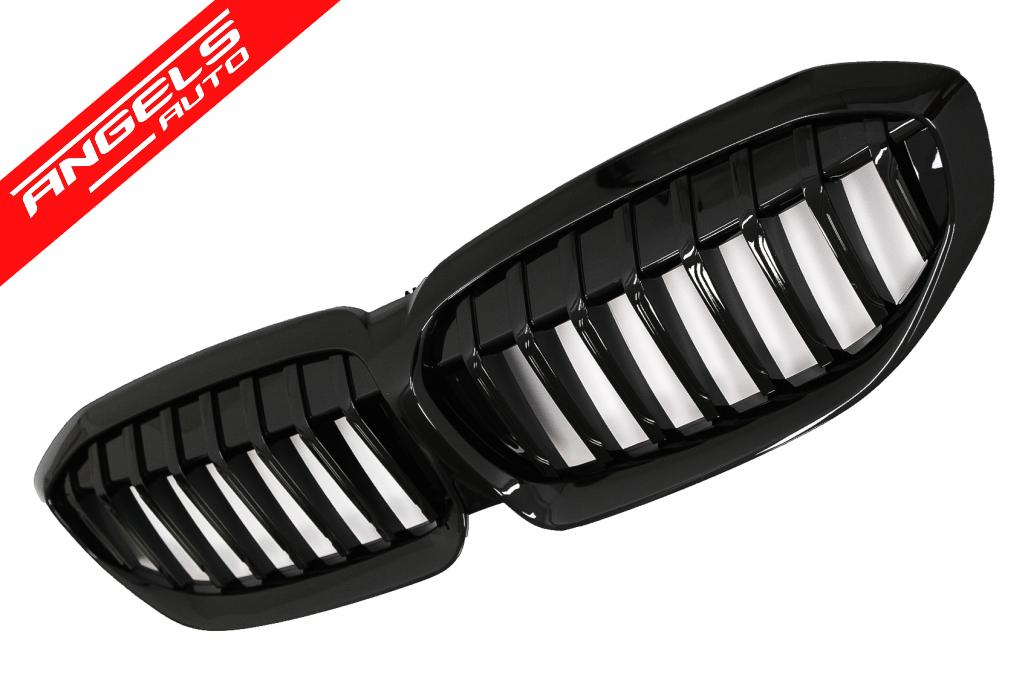 Pachet Extensii compatibil cu BMW Seria 3 G20 Sedan (2018-2022) M340i Look Negru Lucios - imagine 7