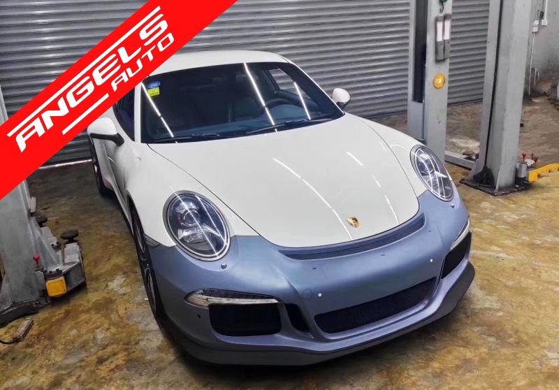 Bara Fata compatibila cu Porsche 911 997 (2005-2012) Conversie 991 GT3 Look - imagine 8