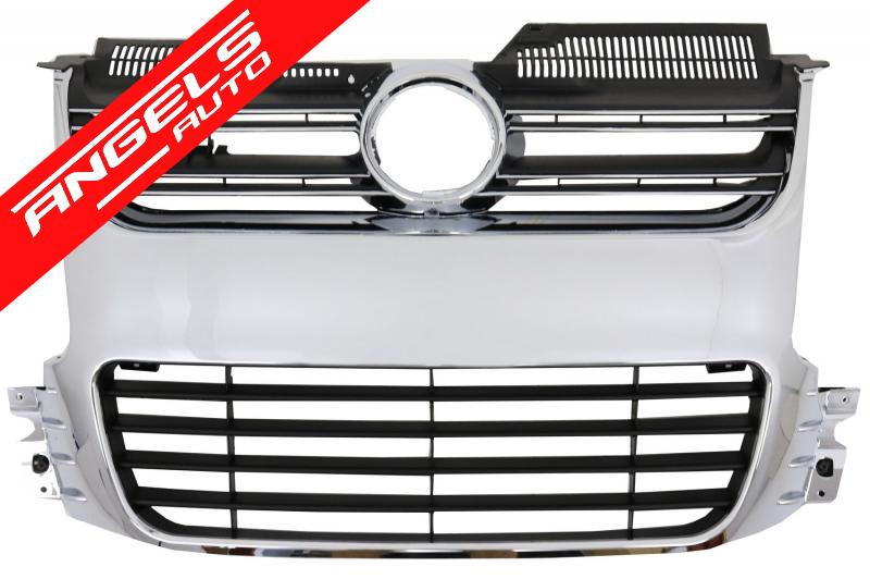 Grila Centrala compatibila cu VW compatibila cu Golf 5 V (2003-2009) Crom R32 Look