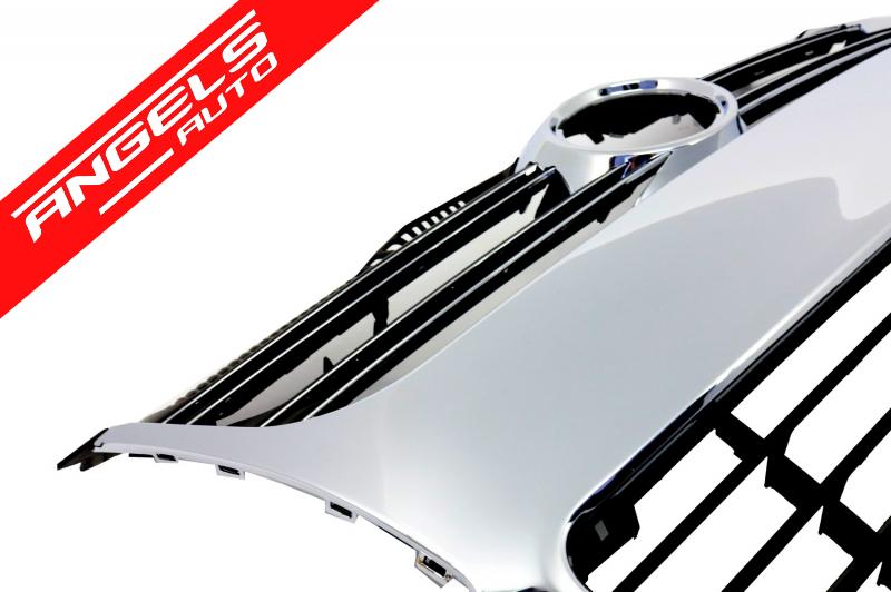 Grila Centrala compatibila cu VW compatibila cu Golf 5 V (2003-2009) Crom R32 Look - imagine 3