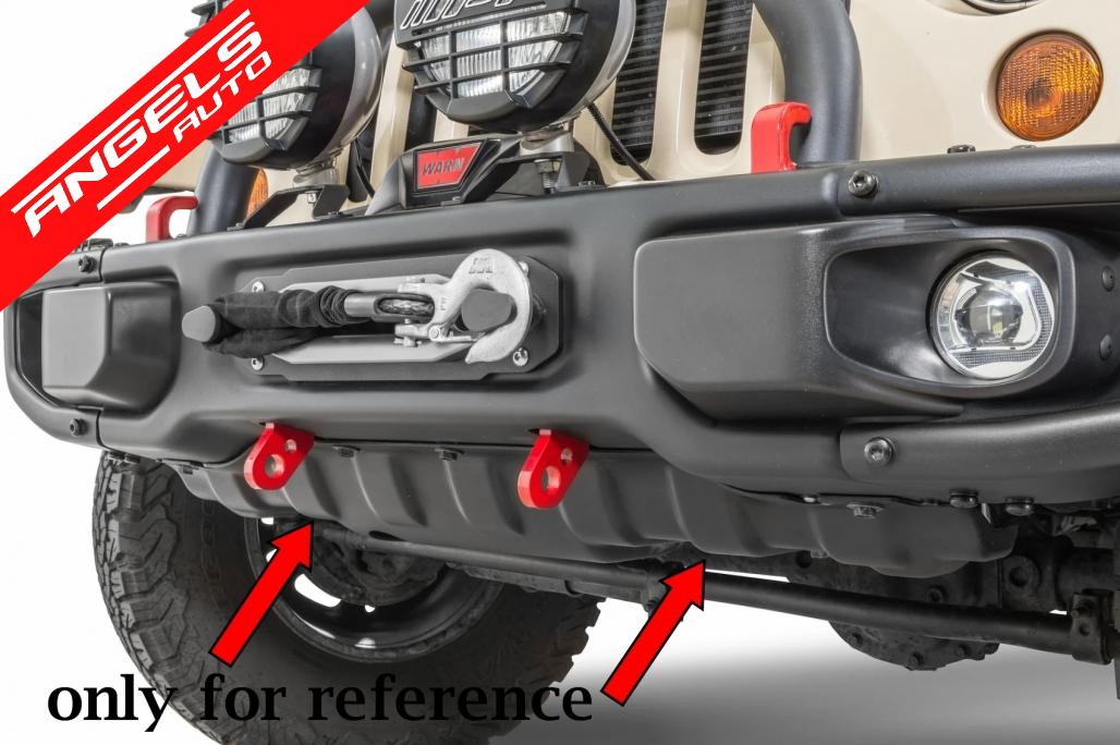 Scut Protectie Fata compatibil cu Jeep Wrangler JK (2007-up) 10th Hard Rock - imagine 5