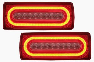 Stopuri LED LightBar compatibile cu Mercedes G-Class W463 (1989-up) Rosu Clar