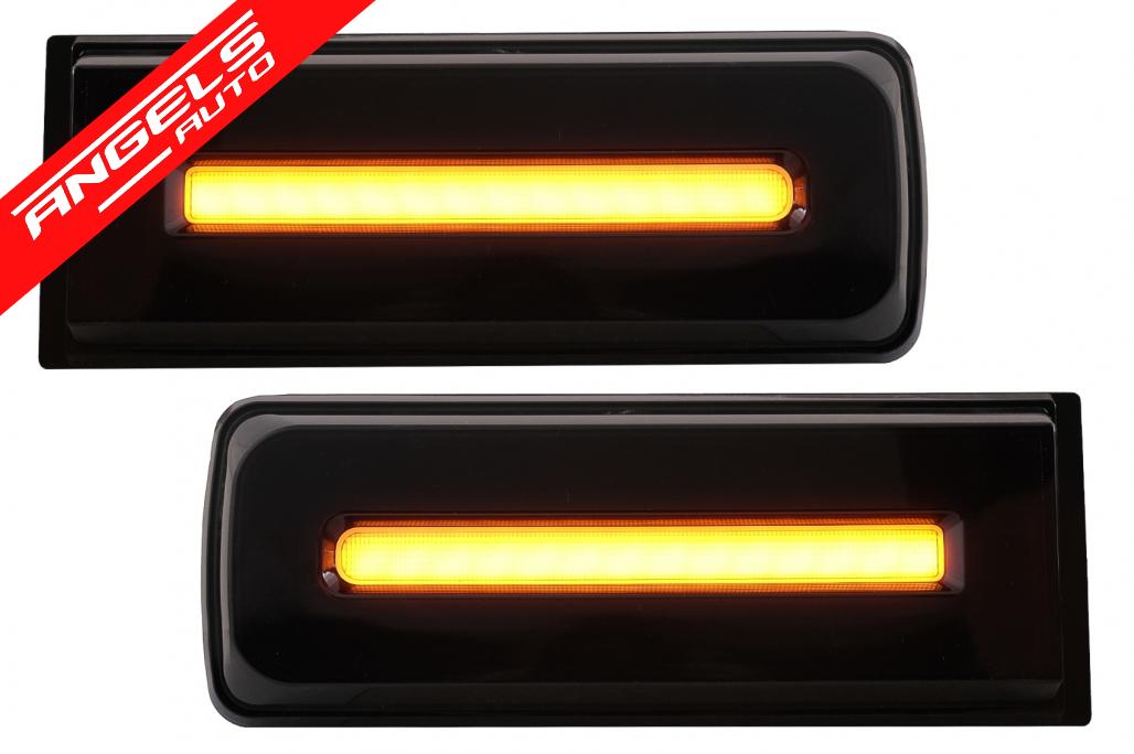 Stopuri Full LED compatibile cu Mercedes G-Class W463 (2008-2017) Facelift 2018 Look - imagine 3