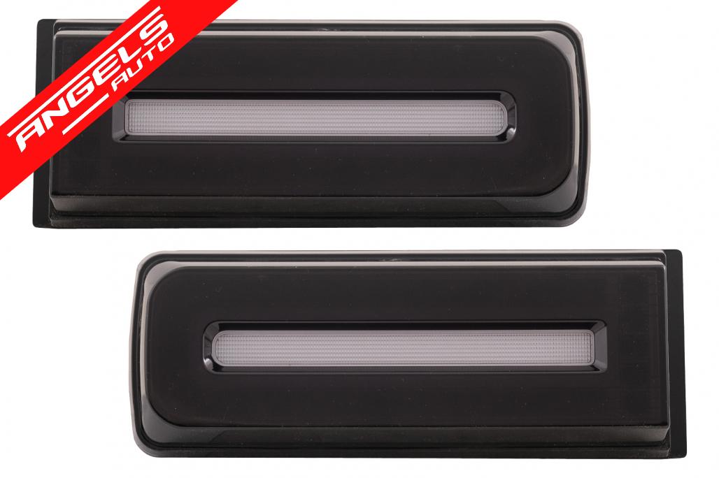 Stopuri Full LED compatibile cu Mercedes G-Class W463 (2008-2017) Facelift 2018 Look - imagine 5