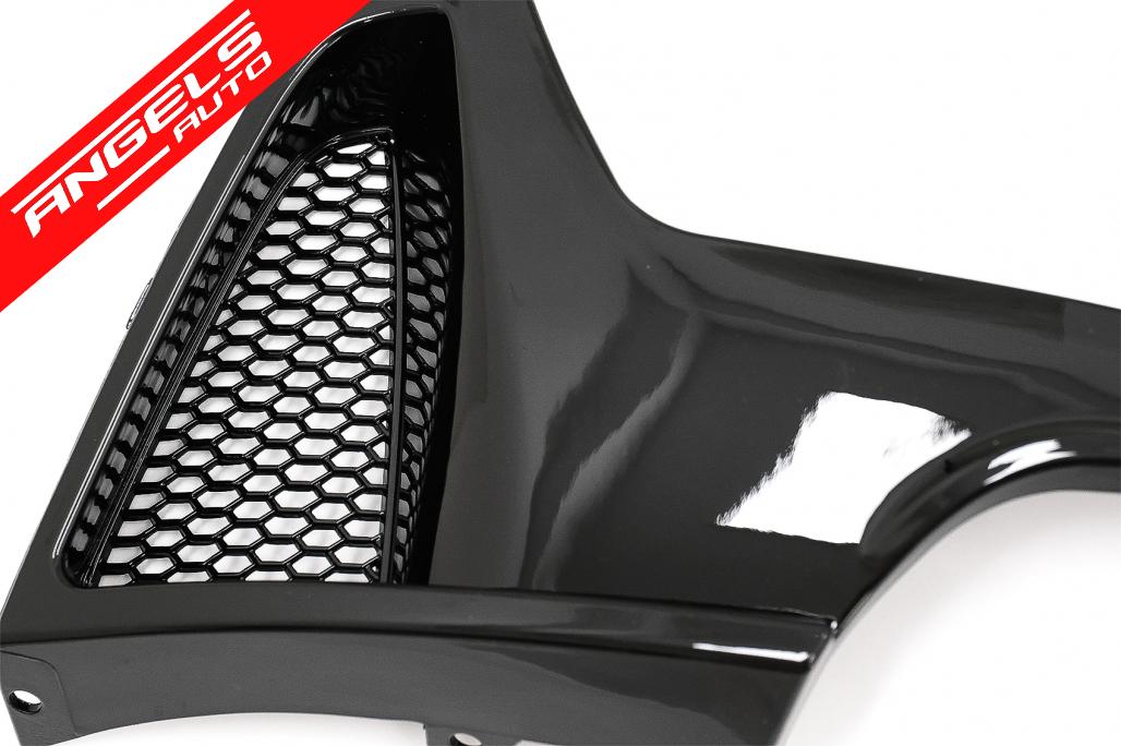 Difuzor Bara Spate Evacuare Dubla compatibil cu BMW 4 F32 F33 (2013-up) Negru Lucios - imagine 3
