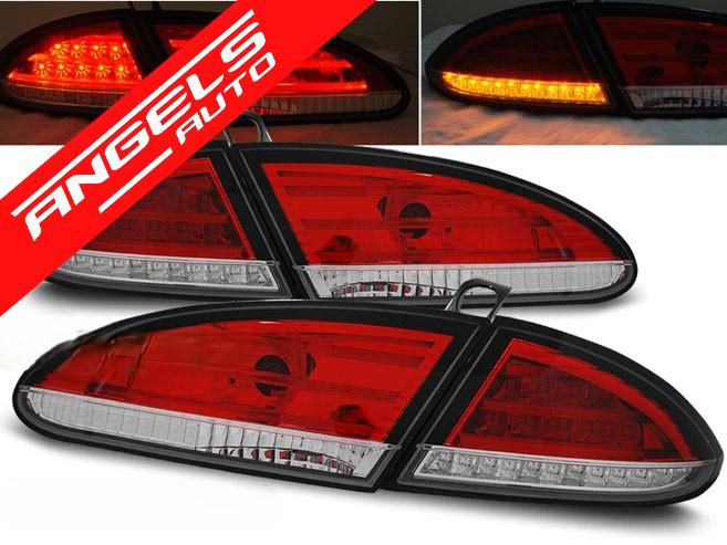 Stopuri LED compatibile cu Seat LEON (2005-2009) Rosu-Alb