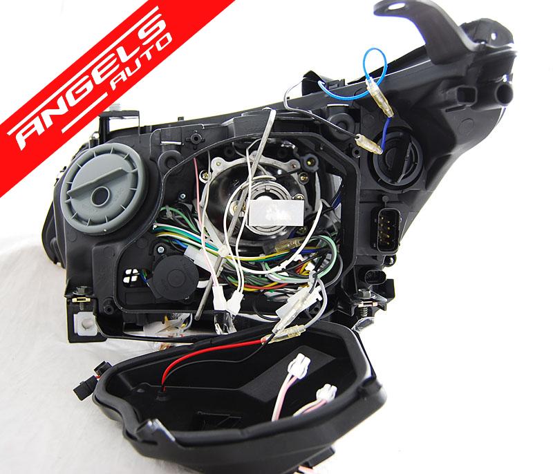 Faruri Xenon ANGEL EYES compatibile cu BMW Seria 5 E60/E61 (2005-2007) Negru - imagine 4