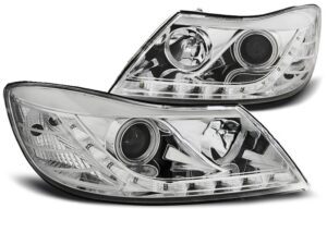 Faruri DAYLIGHT compatibile cu Skoda OCTAVIA (2009-2012) Crom