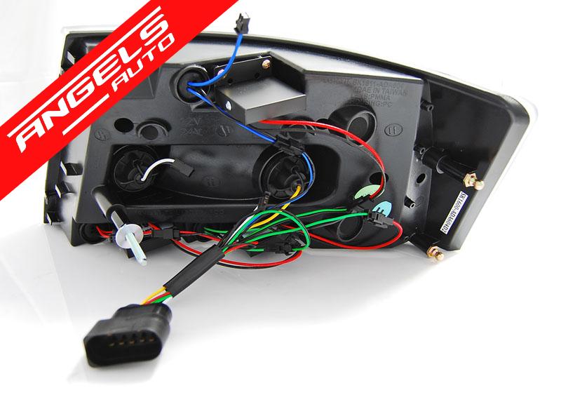 Stopuri LED Bar compatibile cu Audi A6 C6 SEDAN 7PIN (04.2004-2008) Rosu-Alb - imagine 7