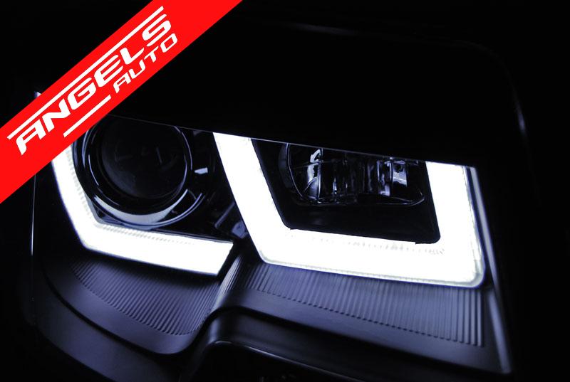 Faruri U-LED LIGHT compatibile cu VW T5 (2010-2015) Negru - imagine 4