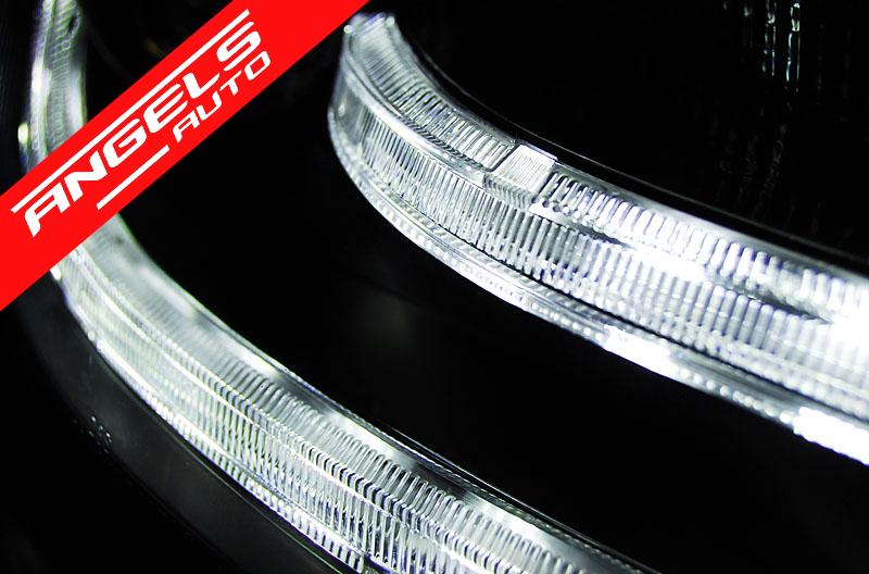 Faruri XENON Faruri TRUE DRL compatibile cu Audi A4 B8 (2008-2011) Negru - imagine 5