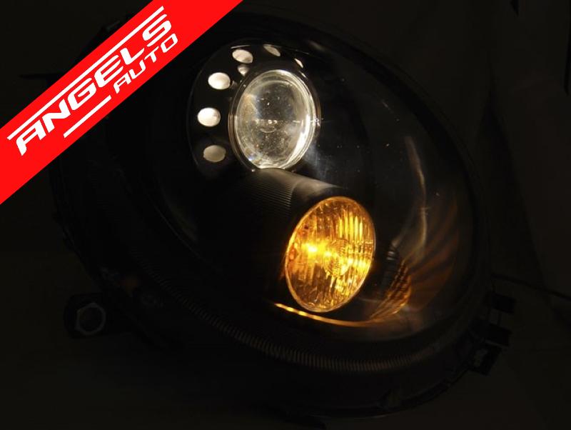 Faruri compatibile cu BMW MINI (COOPER) (2006-2014) Negru - imagine 4