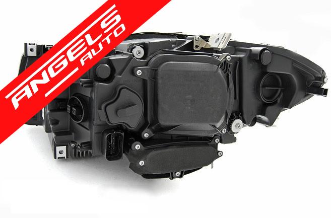 Faruri XENON Faruri ANGEL EYES LED DRL Negru potrivite pentru compatibile cu BMW F10,F11 10-07.13 - imagine 4