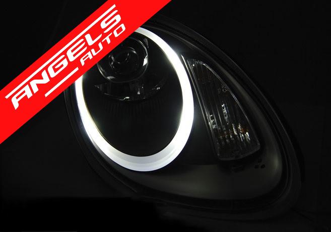 Faruri Xenon compatibile cu Porsche Boxster/Cayman (987) (2005-2008) Negru - imagine 2