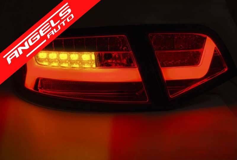 Stopuri LED Bar SEQ compatibile cu Audi A6 Sedan (2008-2011) Rosu Alb - imagine 4