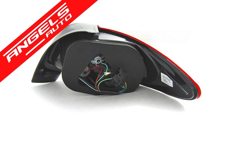 Stopuri LED BAR compatibile cu PEUGEOT 206 (10.1998-up) Rosu Fumuriu - imagine 3
