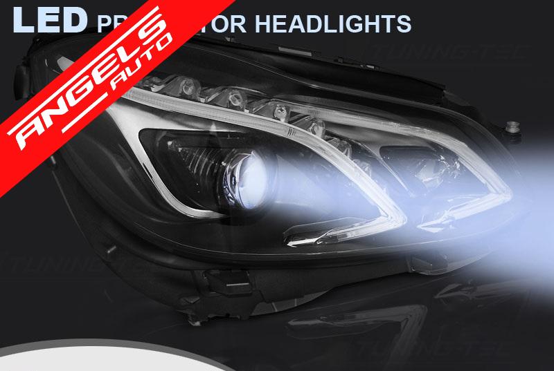 Faruri LED compatibile cu Mercedes E-class W212 2013-2016 - imagine 2