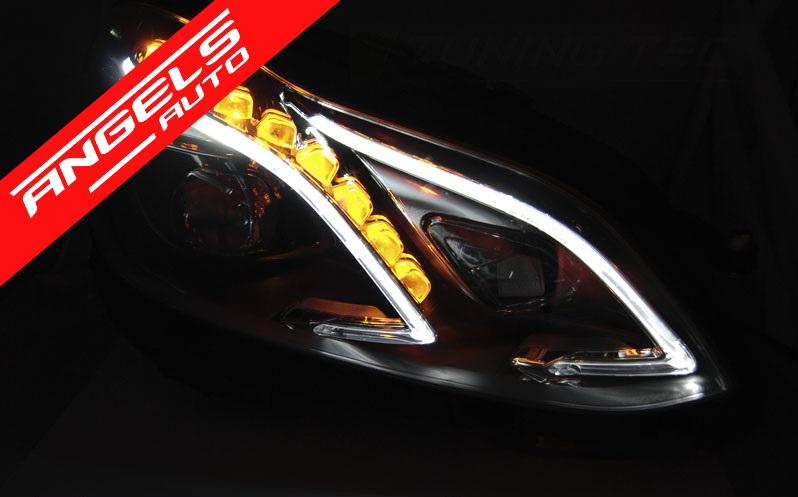 Faruri LED compatibile cu Mercedes E-class W212 2013-2016 - imagine 4
