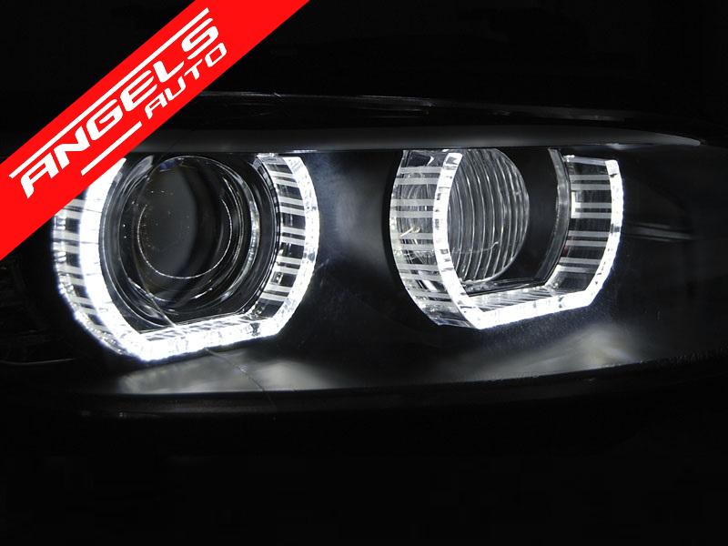 Faruri Angel Eyes compatibile cu BMW E92/E93 2006-2010 Xenon AFS - imagine 2