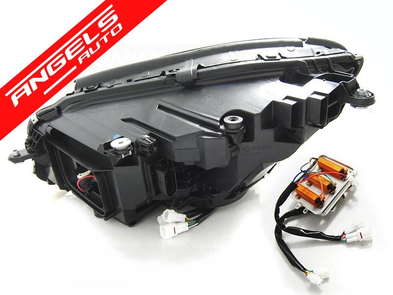 Faruri LED compatibile cu Mercedes W222 (2013-2017) Negru - imagine 4