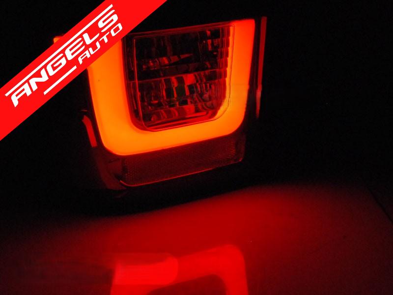 Stopuri LED Bar compatibile cu VW T4 (1990-2003) Rosu Fumuriu - imagine 2