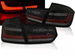 Stopuri LED BAR SEQ Negru Fumuriu compatibile cu BMW F30 (2011-2018)