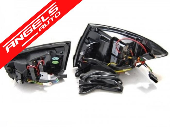 Stopuri LED BAR SEQ Negru Fumuriu compatibile cu BMW F30 (2011-2018) - imagine 4