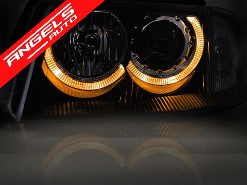 Faruri ANGEL EYES compatibile cu PASSAT 3BG 2000-2005 Black - imagine 5