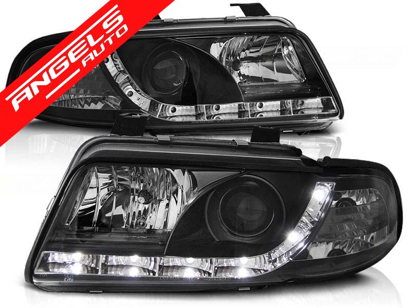 Faruri LED compatibile cu Audi A4 B5 1999-2000 Black Design - imagine 4