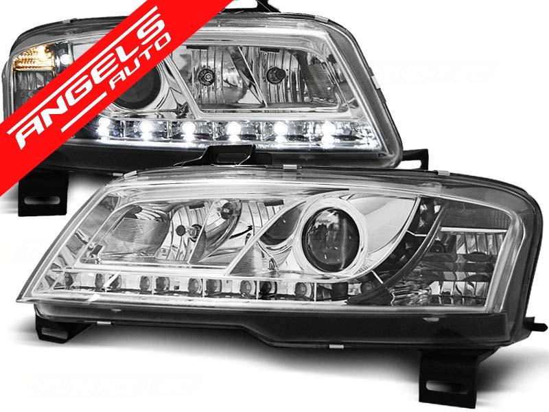 Faruri LED compatibile cu Fiat STILO 2001-2008 Chrome - imagine 4