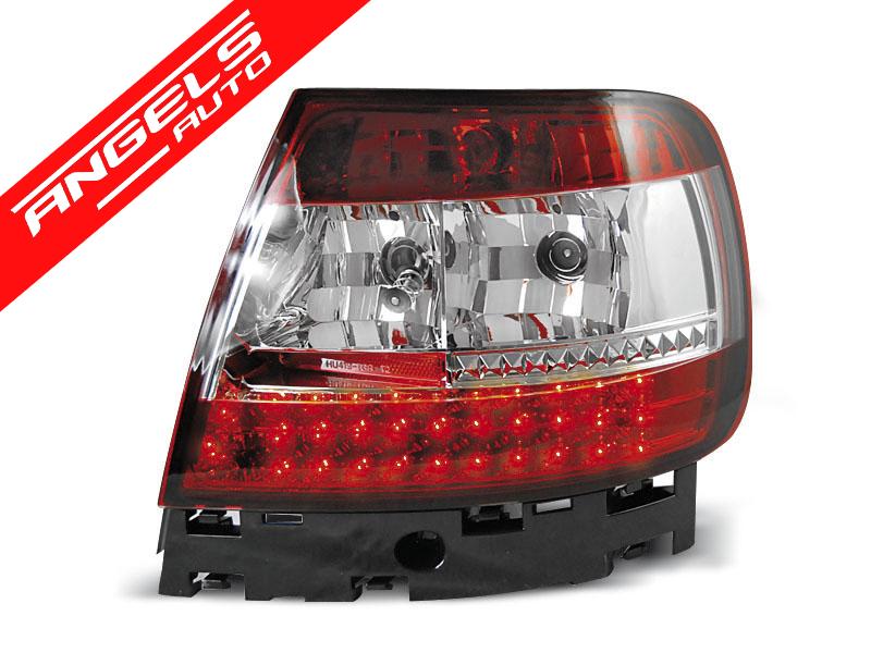 Stopuri LED compatibile cu Audi A4 B5 (1994-2000) Rosu Alb - imagine 2