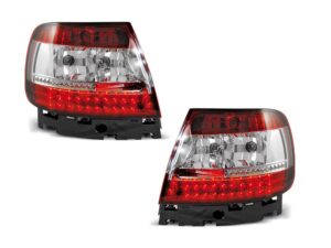 Stopuri LED compatibile cu Audi A4 B5 (1994-2000) Rosu Alb