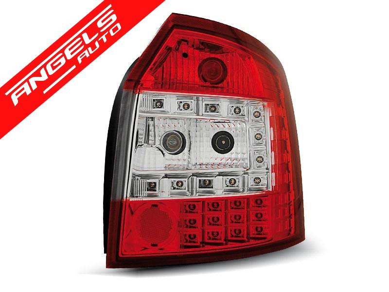Stopuri LED compatibile cu Audi A4 Avant (2000-2004) Rosu Alb - imagine 3