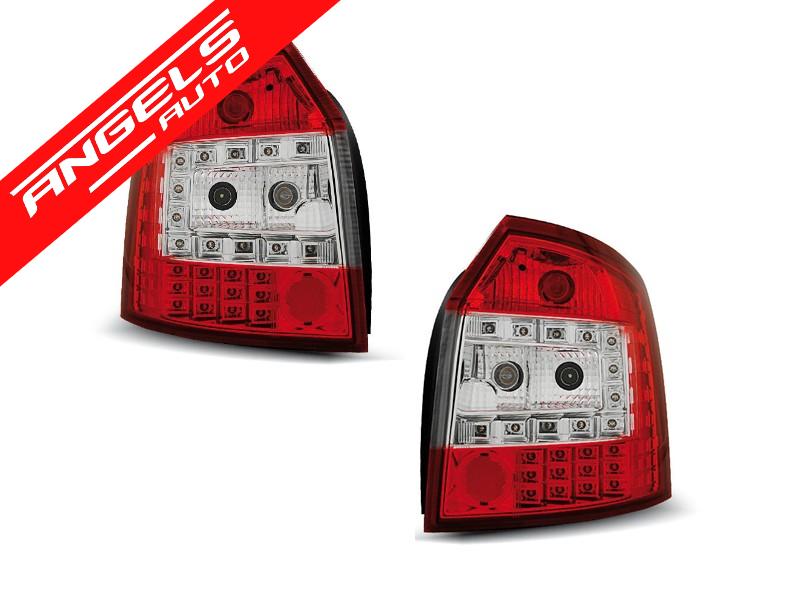 Stopuri LED compatibile cu Audi A4 Avant (2000-2004) Rosu Alb