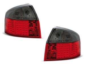 Stopuri LED compatibile cu Audi A4 (2000-2004) Rosu Fumuriu