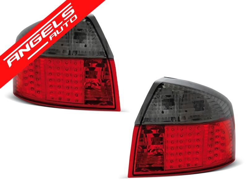 Stopuri LED compatibile cu Audi A4 (2000-2004) Rosu Fumuriu