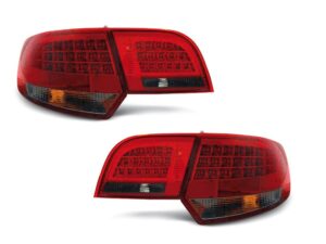 Stopuri LED Rosu Fumurii potrivite pentru compatibile cu Audi A3 8P 04-08 SPORTBACK