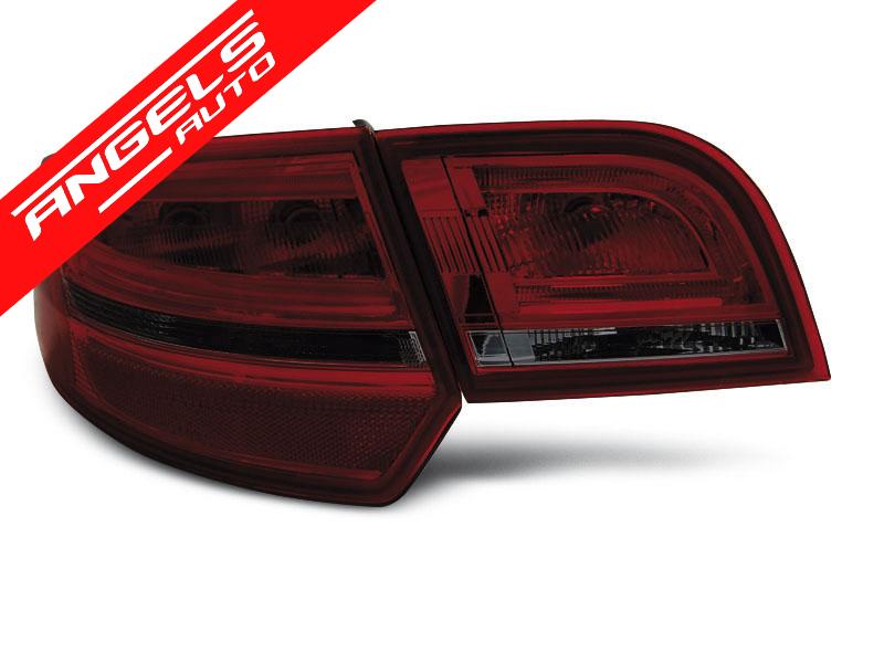 Stopuri LED compatibile cu Audi A3 8P Sportback (2004-2008) Rosu Fumuriu - imagine 2