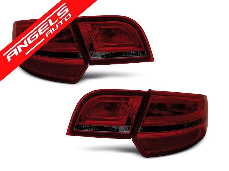 Stopuri LED compatibile cu Audi A3 8P Sportback (2004-2008) Rosu Fumuriu