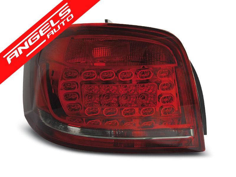Stopuri LED Rosu Fumurii potrivite pentru compatibile cu Audi A3 08-12 - imagine 2
