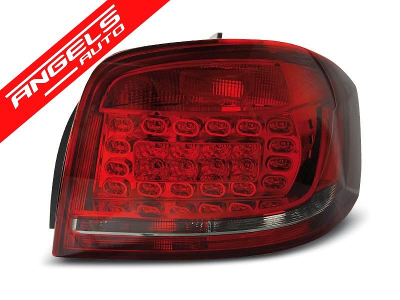 Stopuri LED Rosu Fumurii potrivite pentru compatibile cu Audi A3 08-12 - imagine 3