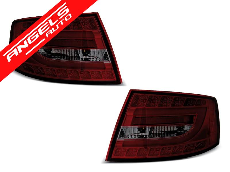 Stopuri LED Bar compatibile cu Audi A6 C6 Sedan 6PIN (04.2004-2008) Rosu Fumuriu