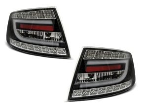 Stopuri LED Bar compatibile cu Audi A6 C6 Sedan (04.2004-2008) 7PIN Negru
