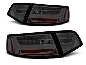 Stopuri LED Bar SEQ compatibile cu Audi A6 Sedan (2008-2011) Fumuriu