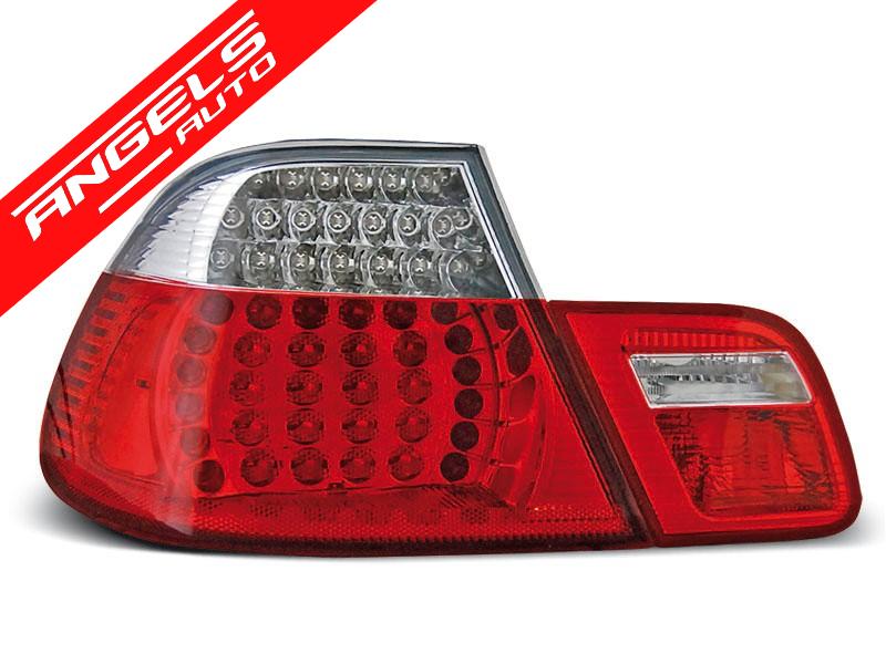 Stopuri LED compatibile cu BMW E46 Coupe (1999-2003) Rosu Alb - imagine 3