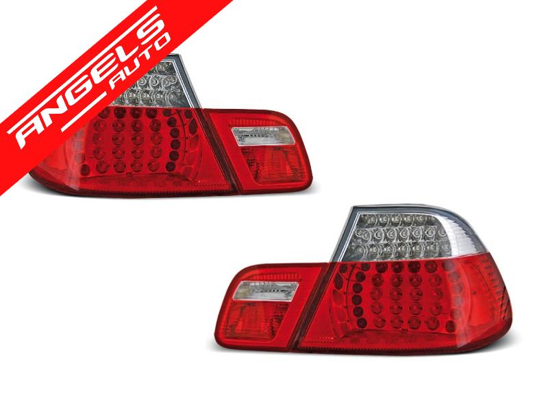 Stopuri LED compatibile cu BMW E46 Coupe (1999-2003) Rosu Alb