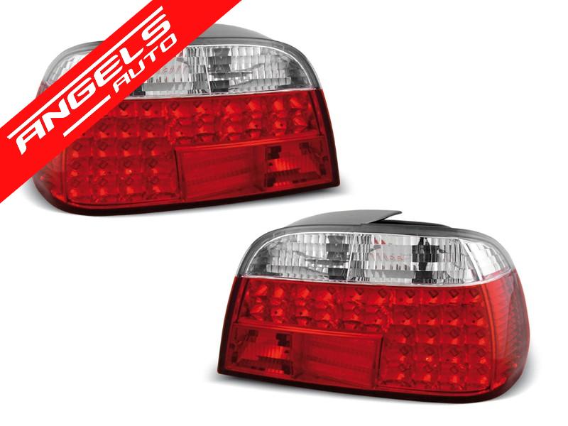 Stopuri LED compatibile cu BMW E38 (1994-2001) Rosu Alb