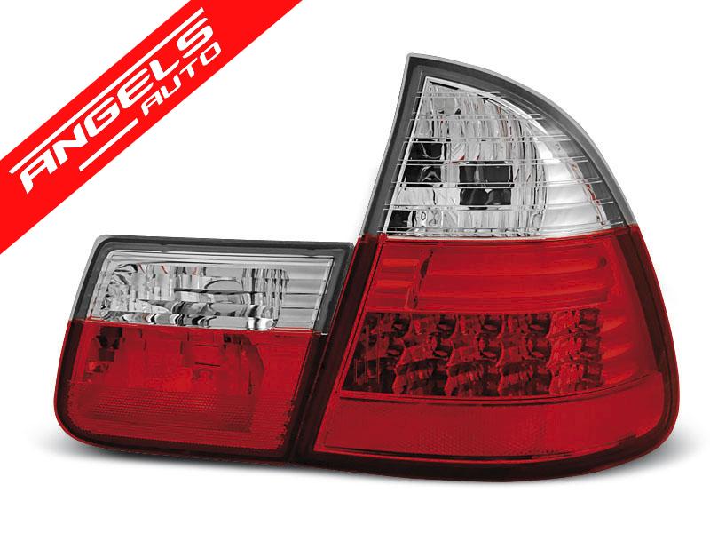 Stopuri LED compatibile cu BMW E46 (1999-2005) Touring Rosu Alb - imagine 2